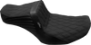 LE PERA Tailwhip Seat - Double Diamond with Gripper for FLH/FLT 2023-2025 (Part LV-587DDGP)