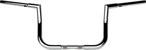LA Choppers 1-1/4 inch Twin Peaks Touring Handlebar - 10 inch Chrome LA-7367-10