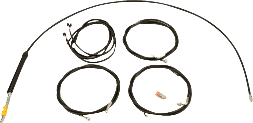LA CHOPPERS Cable Kit - 15" - 17" Handlebars - Black LA-8059KT3-16B - Team Dream Rides
