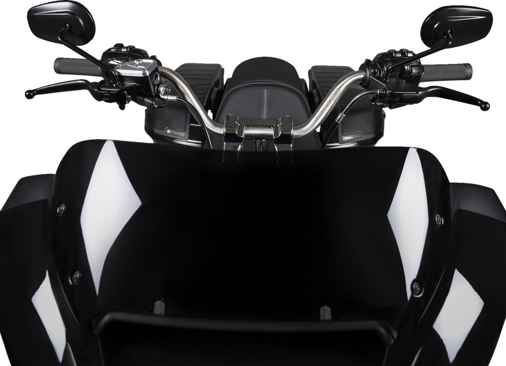 THRASHIN SUPPLY CO. Handlebar - High Bend - Stainless Steel TSC-2715-0