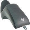 SLYFOX Slyfox Seat - Gray Logo - Black Vinyl - Smooth - FXR '82-'00 SlyFox4681B - Team Dream Rides