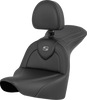 SADDLEMEN RoadSofa* Seat - Carbon Fiber - with Driver Backrest - FLFB/FXBR '18-'24 818-27-185BR