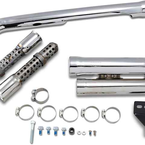 COBRA 909 Exhaust - Chrome - '07-'11 Softail 6710 - Team Dream Rides