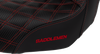 SADDLEMEN Pro Series SDC Performance Seat - Carbon Fiber/Lumbar Gripper - Red Stitch - Dyna '06-'17 SC80604RED - Team Dream Rides