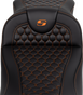 SADDLEMEN RoadSofa™ Seat with Honeycomb Cover and Extended Reach for FLH/FLT '08-'24 - Part 808-07B-19003
