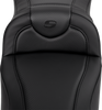 SADDLEMEN Roadsofa™ Extended Reach Seat with Carbon Fiber and Black Stitch for FL 2008-2024 – Part 808-07B-18600