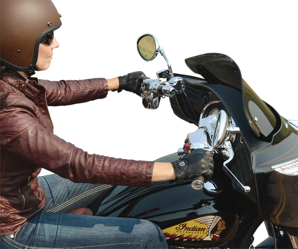 KLOCK WERKS Handlebar - Klip Hanger - 12" - Black/Chrome KWH-04-9011-BC - Team Dream Rides