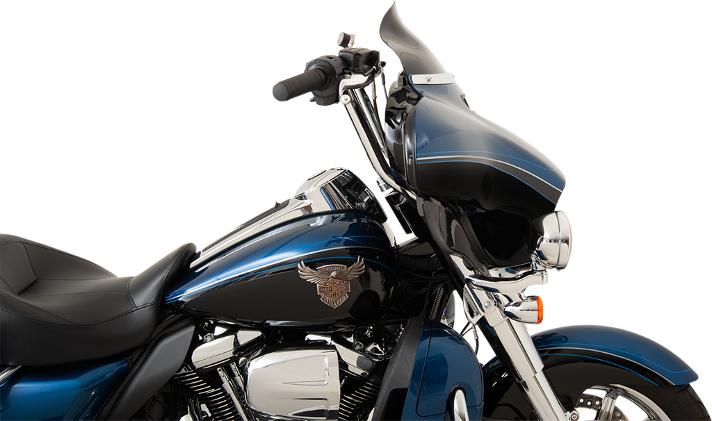 KLOCK WERKS Flare Windshield, Black, 2014-2025 FLH, KWW-01-0200-2014