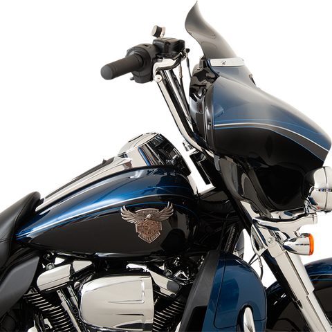KLOCK WERKS Flare Windshield, Black, 2014-2025 FLH, KWW-01-0200-2014