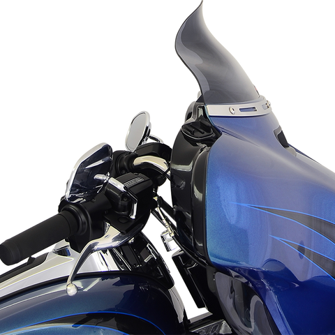 Klock Werks Flare Windshield Dark Smoke for 2014–2025 FLH, KWW-01-0199-2014