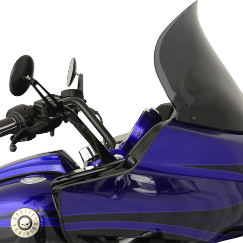 Klock Werks Pro-Touring Flare Windshield, Dark Smoke, 1998-2013 FLTR, KWW-01-0257