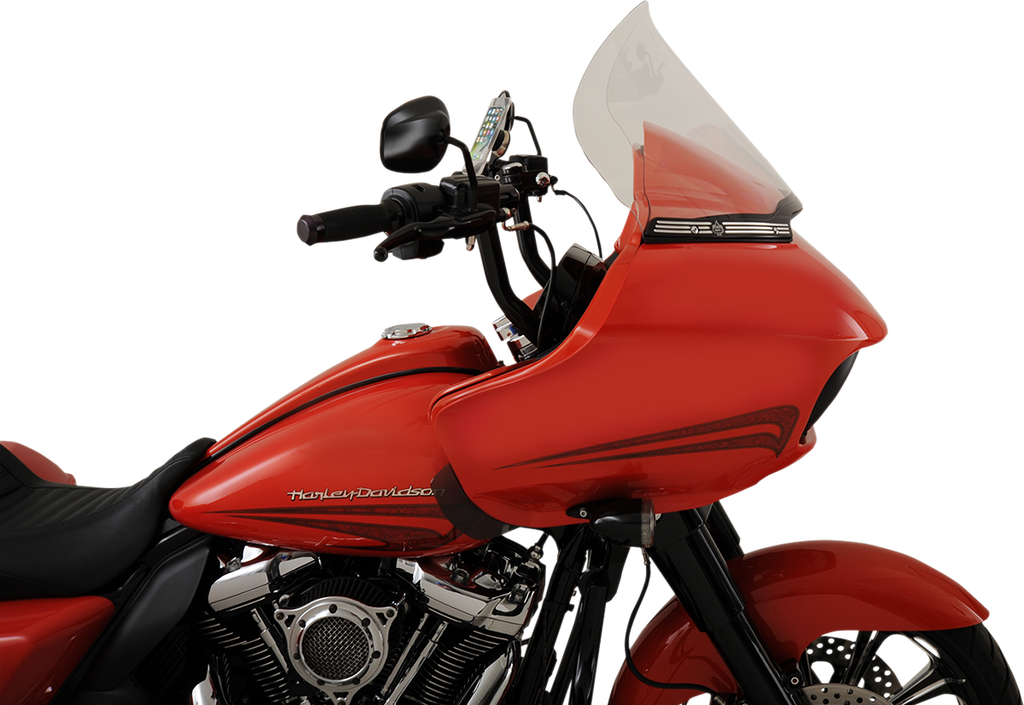Klock Werks Pro-Touring Flare Windshield for 2015-2025 FLTR Models, Clear - KWW-01-0313