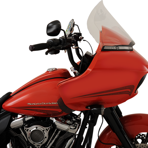 Klock Werks Pro-Touring Flare Windshield for 2015-2025 FLTR Models, Clear - KWW-01-0313