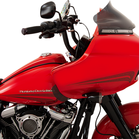 Klock Werks Sport Flare Windshield, Dark Smoke, 2015-2025 FLTR, KWW-01-0326