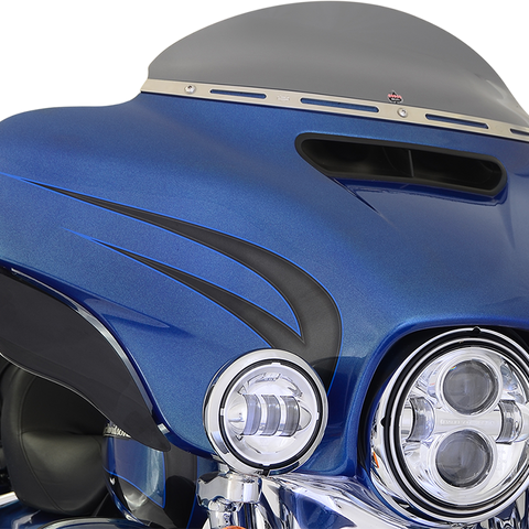 KLOCK WERKS Flare Windshield for 2014–2025 Harley-Davidson FLH, Dark Smoke, KWW-01-0389