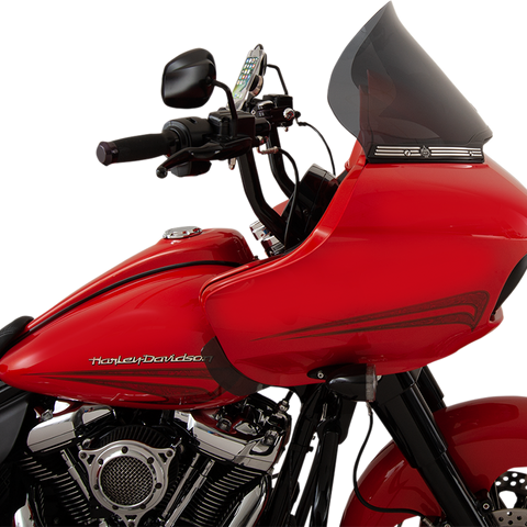 Klock Werks Pro-Touring Flare Dark Smoke Windshield for 2015-2025 FLTR, KWW-01-0328