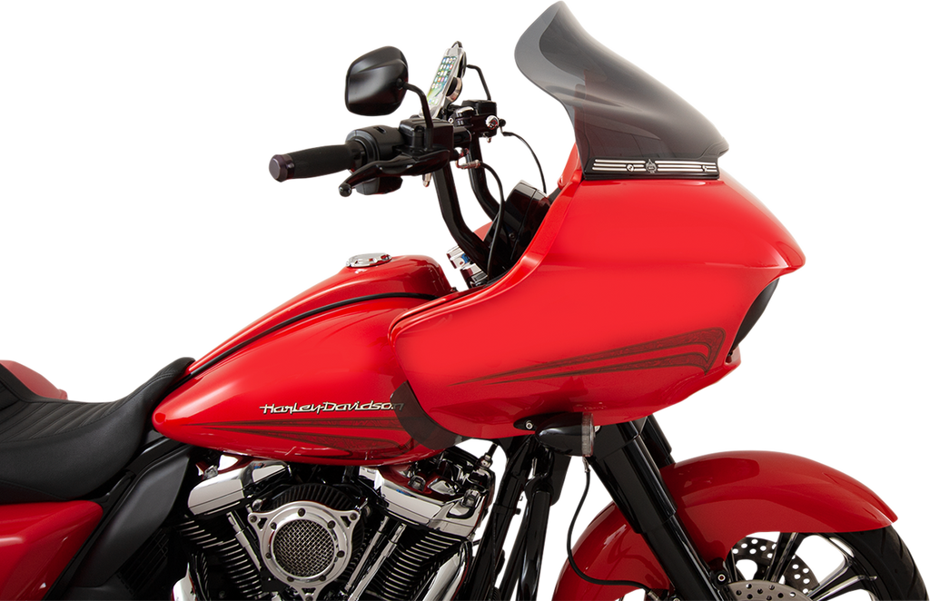 Klock Werks Sport Flare Windshield Dark Smoke for 2015–2025 FLTR Models, KWW-01-0317
