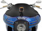 Klock Werks Flare Windshield for 1985-1992 FXRP, Black, Part KWW-02-0501