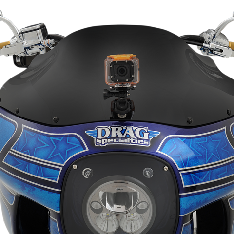Klock Werks Flare Windshield for 1985-1992 FXRP, Black, Part KWW-02-0501