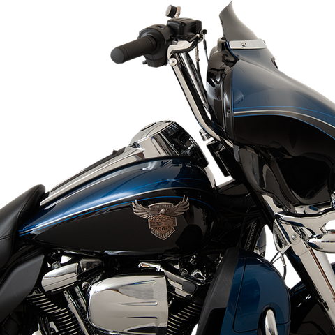 Klock Werks Flare Black Windshield for 2014–2025 FLH, KWW-01-0404