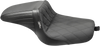 LE PERA Kickflip Seat - Diamond with Gripp Tape - Black, XL (2010-2022) | Part Number LK-596DMGP