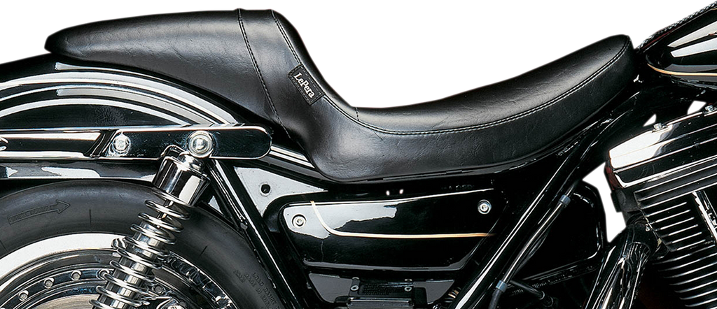 LE PERA Daytona Sport Seat - Smooth - Black - FXR '82-'00 L-541S - Team Dream Rides