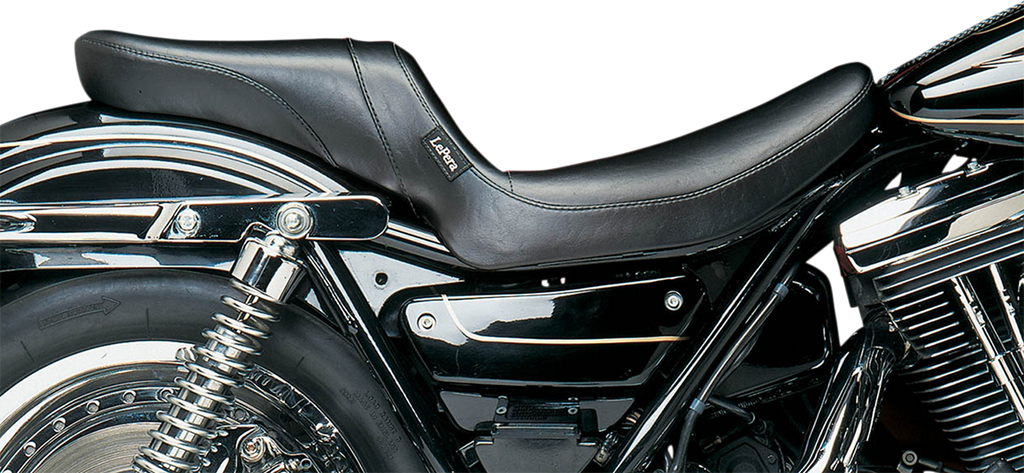 LE PERA Daytona 2-Up Seat - Without Backrest - Smooth - Black - FXR L-547S - Team Dream Rides