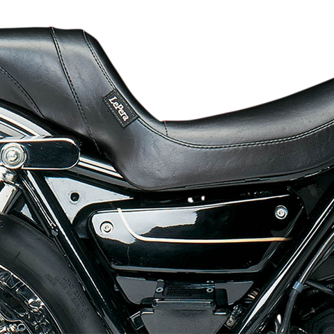 LE PERA Daytona 2-Up Seat - Smooth Black - FXR L-547S - Team Dream Rides