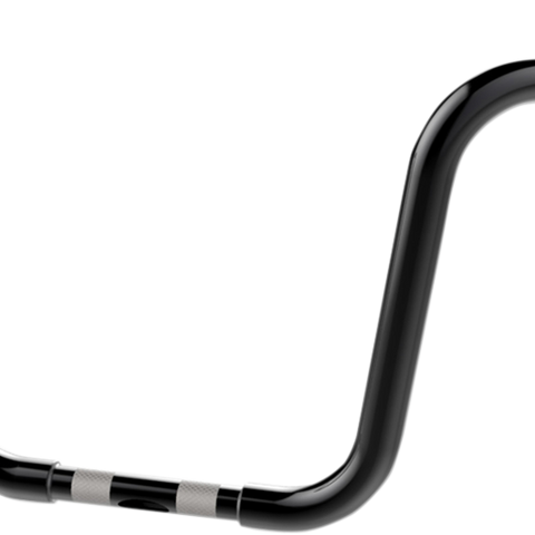 Khrome Werks 1-1/4 inch Black Bobber Ape Hanger Handlebar - 12 inches, Part #300876