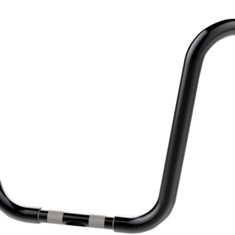 KHROME WERKS 1-1/4 inch Bobber Ape Hanger Handlebar - 14 inch, Black - Part 300877