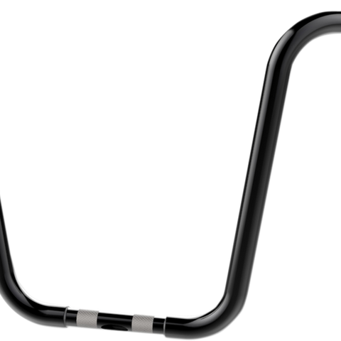 KHROME WERKS 1-1/4 inch Bobber Ape Hanger Handlebar - 16 inch Black (Part No. 300878)