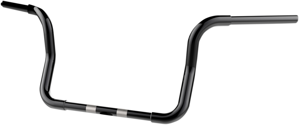 KHROME WERKS 1-1/4 inch Bobber Ape Hanger Handlebar - TBW - 10 inch - Black (Part Number 300870)