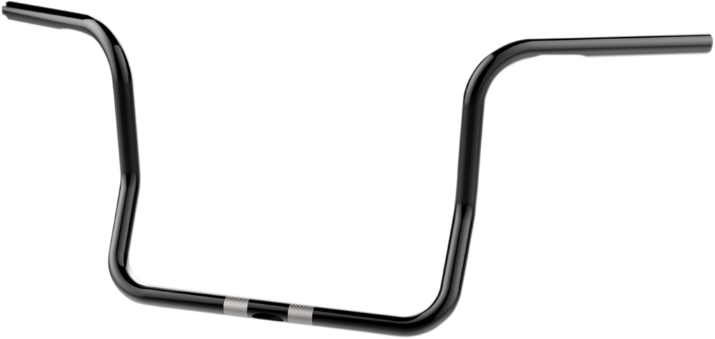 KHROME WERKS 1-Inch Handlebar - Ape Hanger - 12 Inches - Black, Part Number 300851