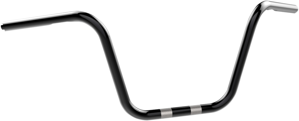 KHROME WERKS 1-Inch Handlebar - Ape Hanger - 10 Inches - Black - Part Number 300819