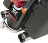 KHROME WERKS 200630 2-Into-2 Dominator Exhaust System for Harley Touring '09-'16 with Chrome Finish and 4-1/2 Inch Muffler