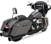 Khrome Werks 200810A Dominator Exhaust System for Harley FL - Black Finish