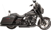 KHROME WERKS 200830 2-into-2 Dominator Exhaust System for Harley Davidson FL 2009-2016 with Black Finish and 4.5-Inch Muffler