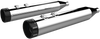 Khrome Werks HP-Plus 4-1/2 inch Slip-On Mufflers with Klassic Tips - Chrome, Part 202775