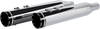 Khrome Werks 4-1/2" HP-Plus® Slip-On Mufflers for Touring Models - Chrome with Tracer (Part No. 202735)