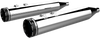 Khrome Werks HP-Plus 4-1/2 inch Slip-On Mufflers with Tracer Tips, Chrome - Part 202790