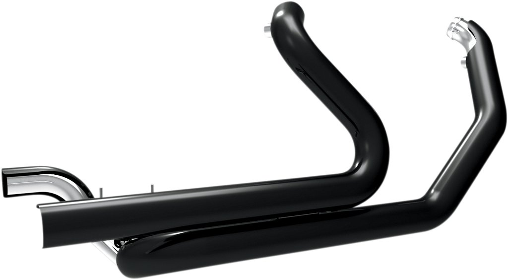 Khrome Werks Aggressor 2-into-1-into-2 Header - Black (Part #200800A)