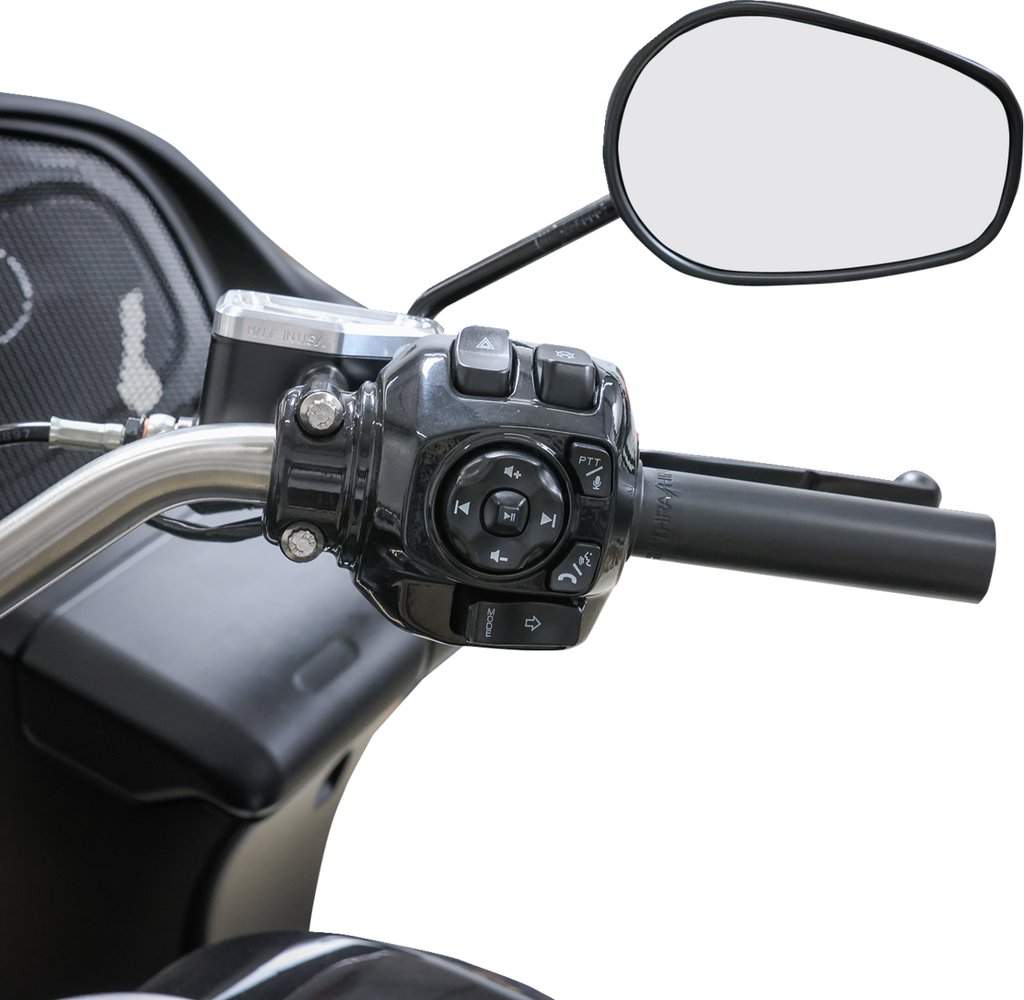 THRASHIN SUPPLY CO. Throttle Tube - Smooth - 1" - Touring TBW - Black TSC-2805-1