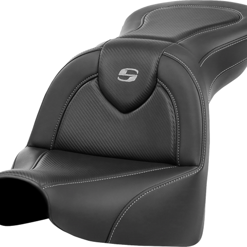 SADDLEMEN Roadsofa™ Seat for FXBR/S '18-'20 - Carbon Fiber | Part No. 818-31-185