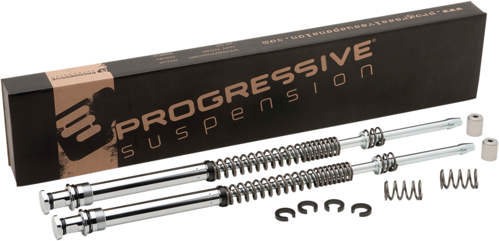 Progressive Suspension Monotube Cartridge Fork Kit 41mm - Part No. 31-2504 for Improved Handling and Lowering