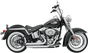 BASSANI XHAUST FireSweep Exhaust System for Softail – Chrome, Part 12113D