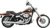 BASSANI XHAUST Road Rage Exhaust Chrome for 2006-2017 FXD Models (Part #13111J)