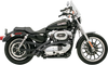 BASSANI XHAUST Radial Sweepers Exhaust System for Harley-Davidson XL - Black Finish - Part Number XL-FF12B