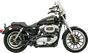 BASSANI XHAUST Radial Sweepers Exhaust System for Harley-Davidson XL - Black Finish - Part Number XL-FF12B