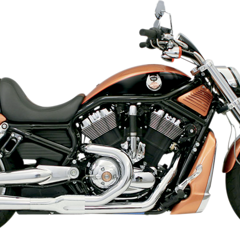 BASSANI XHAUST Road Rage 2:1 Exhaust System for Harley Davidson - Chrome 1V12J