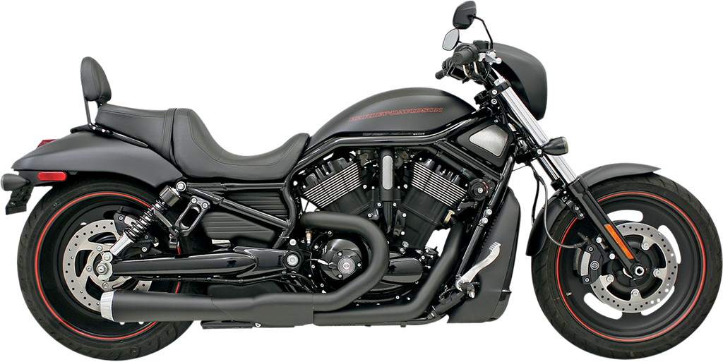 BASSANI XHAUST Road Rage 2:1 Exhaust System - Black 1V22JB